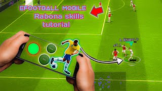 efootball 2024 mobile Rabona shoot tutorial  rabona efootball2024 pes2021 [upl. by Netsirt499]