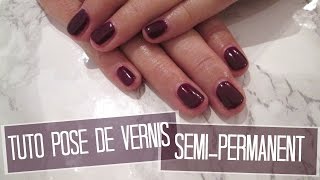 TUTO Pasàpas Pose de Vernis SemiPermanent  Melissa Easy Nails [upl. by Maharba]