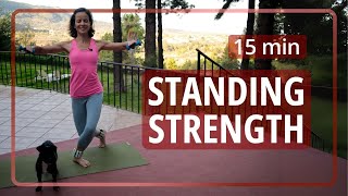 Improved Strength amp Perfect Posture  15 min Standing Pilates Workout [upl. by Tiffanie]