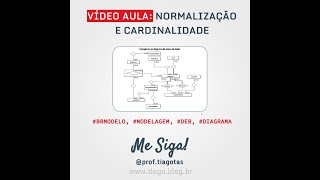 DER  NORMALIZAÇÃO E CARDINALIDADE [upl. by Modeerf]