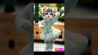 Cat Dance shorts cat ai cute funny [upl. by Lenard]