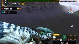 LP 41 Chassons les monstres de Monster Hunter Freedom Unite Giadrome [upl. by Batholomew651]