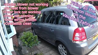 Fixing all the common issues on a Vauxhall Zafira 1 8 ElitePart 12 [upl. by Hagen]