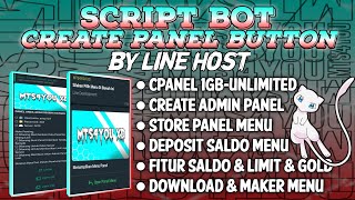 SCRIPT BOT CPANEL X STORE BUTTON BY LINE HOST [upl. by Pallaton]