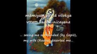 Gita Govindam  Ashtapathi 7 Hari Hari Mamiyam chalita Full English translation [upl. by Aietal]