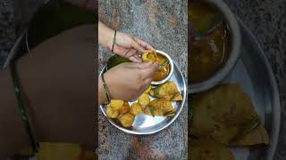 SamosaPani Puri Snacks time short video trending [upl. by Neelahtak]