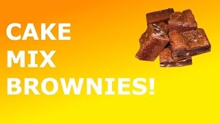 Cake Mix Brownies  Pastries By Megan [upl. by Brand]