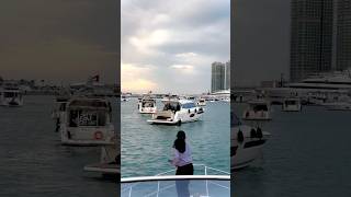 Dubai marina Dubai yacht tour [upl. by Refynnej104]