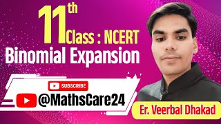 Binomial Expansion  । Binomial Expansion । Class 11th । NCERT MATHS maths mathscare mathematics [upl. by Boleyn]