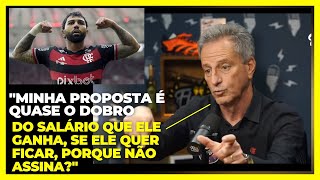 Presidente do Flamengo é sincero sobre a saída de Gabigol  Podcortes Studio [upl. by Wun]