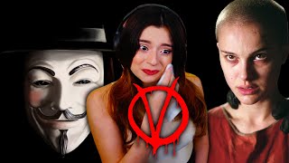 V for Vendetta MADE ME CRY Movie Reaction amp Review [upl. by Nollahp]