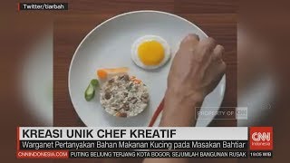 Unik Nasi Goreng Dicampur Makanan Kucing [upl. by Israel]