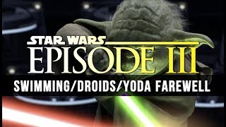 John Williams SwimmingDroidsYoda Farewell Star Wars III Unreleased Music [upl. by Aerdnek]