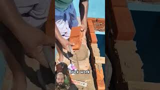 Brick work construction brick brickwork bricklayer civilengineering civil civilengineer home [upl. by Jorge165]