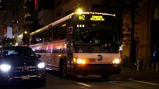 MTA Bus Company 2008 MCI D4500CT 2230 on the BM2  5th Avenue amp 30th Street [upl. by Narra]