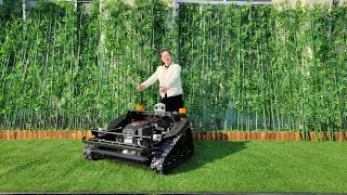 VIGORUN Rubber Track Remote Operated Slope Mower VTLM800 [upl. by Beutler]