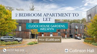 2 BEDROOM APARTMENT TO LET IN CLOCK HOUSE GARDENS WELWYN HERTFORDSHIRE AL6 [upl. by Ferro]