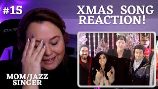 Mom REACTS to Pentatonix angels we have heard on high Day 15 of everyday a Christmas song [upl. by Hayimas]