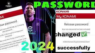 HOW TO CHANGE YOUR KONAMI ID EMAIL EFOOTBALL 2024UPDATED [upl. by Alel]