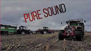 INTERNATIONAL HARVESTER 1246 UND CASE IH 1255 XL PURE SOUND I GÜLLE GIGANTEN [upl. by Petronilla]