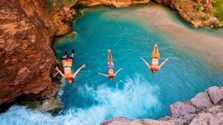 HAVASUPAI 2016  Cliff Jumping in Paradise [upl. by Irap465]