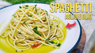 How to Make the Most Tasty SPAGHETTI AGLIO e OLIO Ever [upl. by Mairym]