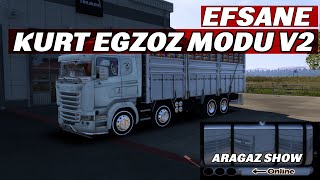 YOK BÖYLE SES YENİ KURT EGZOZ MODU  ETS 2 150 [upl. by Harle]