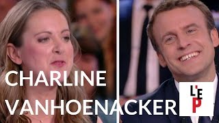 LEmission politique  Charline Vanhoenacker face à Emmanuel Macron le 06 avril 2017 France 2 [upl. by Aldora]