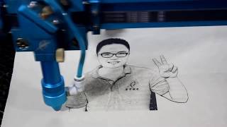 Laser Engraver Advanced Tutorial12 how to engraving our own picture [upl. by Tnecnivleahcim52]