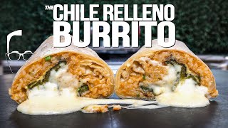 THE CHILE RELLENO BURRITOOMG  SAM THE COOKING GUY [upl. by Nireves]