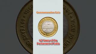 Rare Valuable Coin 60 Years of Indian Parliament shorts [upl. by Packton]