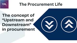 The concept of “Upstream and Downstream” in procurement  The Procurement Life [upl. by Elisabet622]