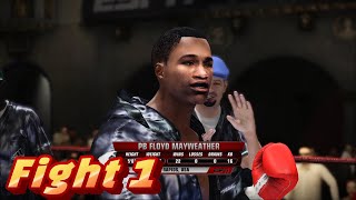 Pretty Boy Floyds road to the title shot Pt 1 Fight Night Champion career mode [upl. by Aryas]