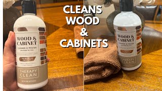 Therapy Wood Cleaner amp Polish  PlantBased Furniture amp Cabinet Conditioner SMELLS AMAZING [upl. by Harpole]