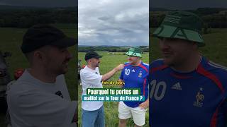 Pourquoi tu portes un MAILLOT sur le TOUR DE FRANCE football [upl. by Ettenhoj]