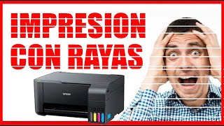 ✅ COMO SOLUCIONAR RAYAS Y LINEAS EN LAS IMPRESIONES  LIMPIEZA DE CABEZALES EPSON [upl. by Quinlan]