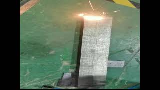 Rost entfernen von Metall mit Faserlaser 1 KW [upl. by Saul]