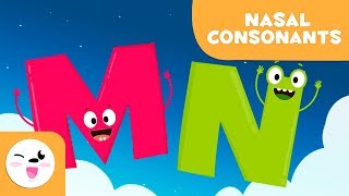 My First Letters  Nasal Consonants M amp N  Phonics For Kids [upl. by Latsyrhk791]