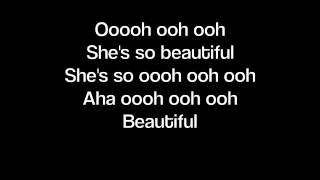 beautiful by patrick nuo lyrics on screen [upl. by Niles]