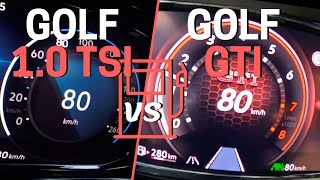 FUEL CONSUMPTION TEST 110 HP VS 300 HP ⛽ VW Golf 8 10 TSI vs Golf 8 GTI Clubsport [upl. by Ade]