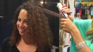 Gorgeous Natural Curls To Smooth Wavy Curls With The TYME Iron [upl. by Oahc]