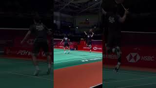 double match full really and heart touch shots badminton like [upl. by Lundell214]