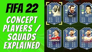 FIFA 22 Concept Players  Squads Explained [upl. by Tse]