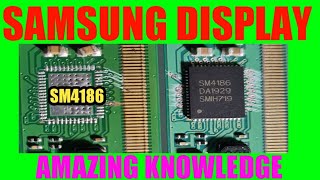 HOW TO FIX SAMSUNG SINGLE COF PANEL  SM4186 IC ENABLE PIN  LSF320AN05 N01 PANEL REPAIR [upl. by Esinyt675]