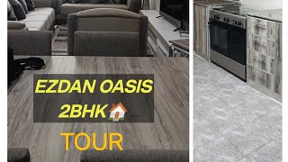 Ezdan Oasis 2BHK Home TourQatar Home Ezdan Oasis Doha [upl. by Eleumas792]