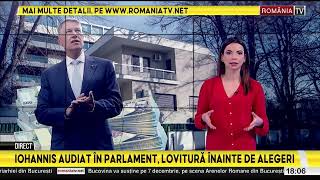 Președintele Klaus Iohannis va fi audiat în parlament [upl. by Sunil]