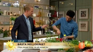 Bästa mellomaten Räksallad med en asiatisk twist  Nyhetsmorgon TV4 [upl. by Attenyw]