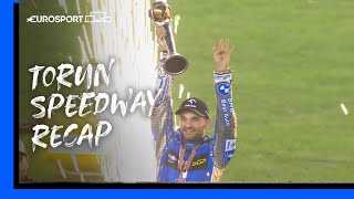 🔥 Bartosz Zmarzlik Is Dominant  🇵🇱 Torun Speedway GP Recap  Eurosport [upl. by Remos]