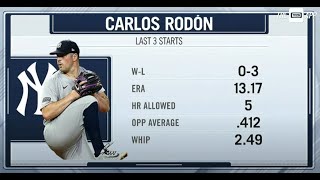 Yankees Carlos Rodon are Concerning  The Michael Kay Show TMKS June 28 2024 [upl. by Vyse959]