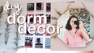 easy and aesthetic ways to decorate your dorm room  inexpensive diy dorm room decor [upl. by Reger]